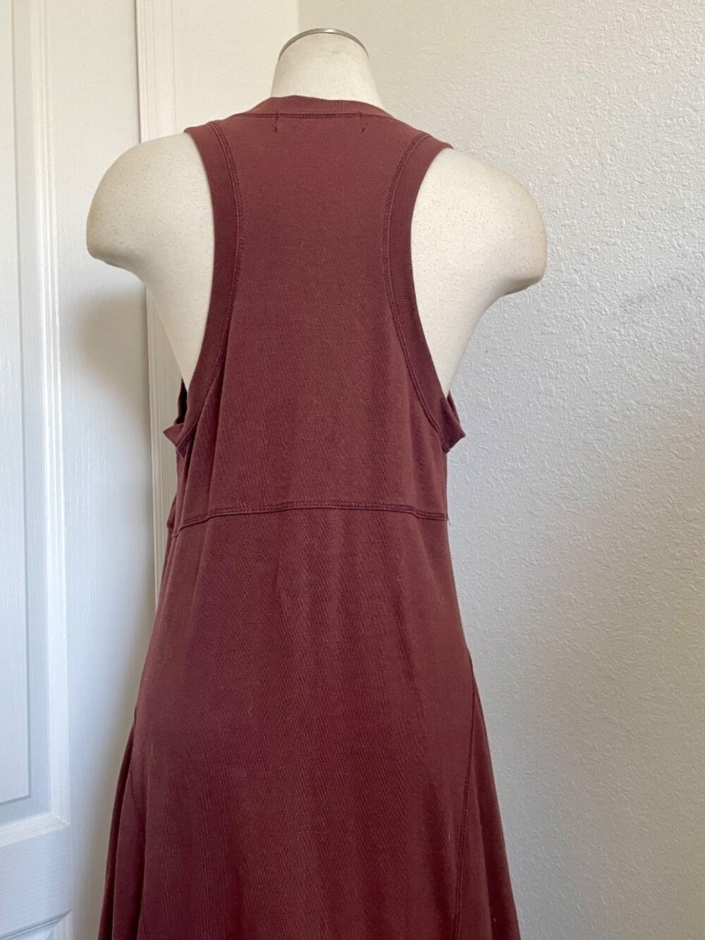 Free People Beach Main Street Midi Dress in Classic Brown Size XL - Picture 10 of 14